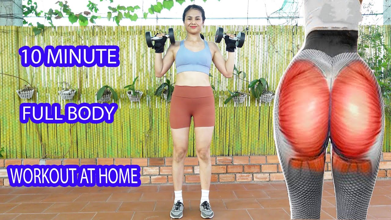 1 Hour FULL BODY WORKOUT at Home | Top Ten Workout Videos - YouTube