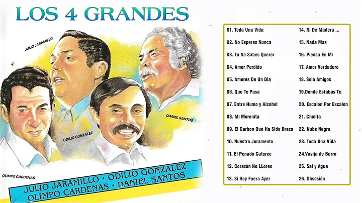 Daniel Santos, Julio Jaramillo, Olimpo Crdenas, Odilio Gonzalez Boleros De Oro y Siempre