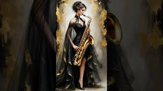 Джазовые ритмы: Саксофон и пиано #нейросетьзахватитмир #саксофонистка #арт #art