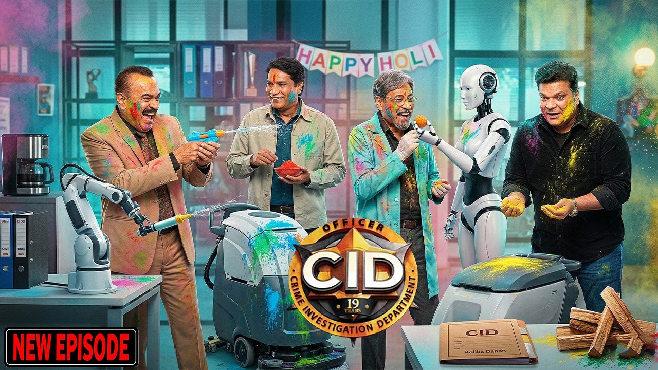CID ​​टीम ने ऑफिस में रोबोट के साथ खेली होली | CID | सी.आई.डी. | Latest Episode