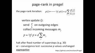 Big Data |  Page rank in Pregel 10 35