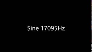 Sine 17095Hz Audio Only