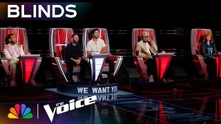 Maddi Jane Wows All Four Coaches Singing 'Escapism.' | The Voice Blind Auditions | NBC