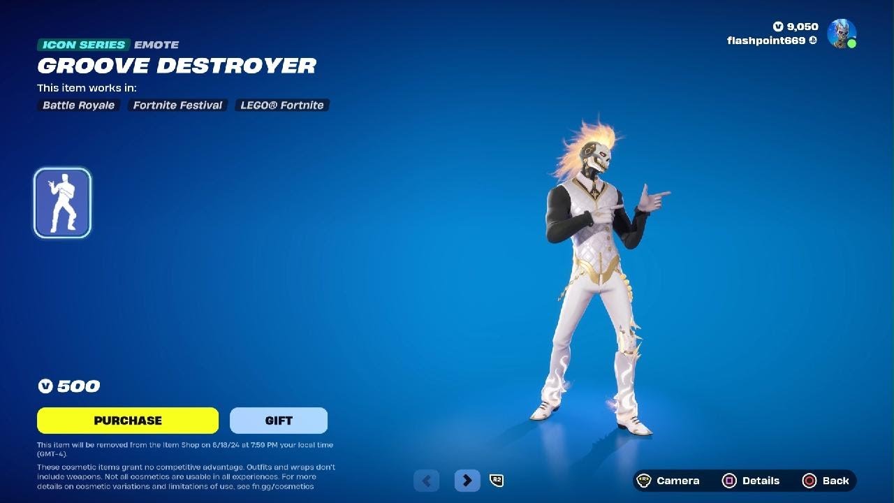 Fortnite Groove Destroyer Emote Showcase YouTube