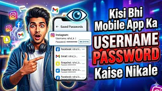Kisi bhi App ka Username aur Password kaise pata kare? 🤔 | How to Find Saved Passwords on Mobile