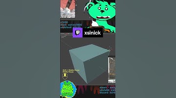 Blender - 3D Modeling Basics | xsinick on #Twitch