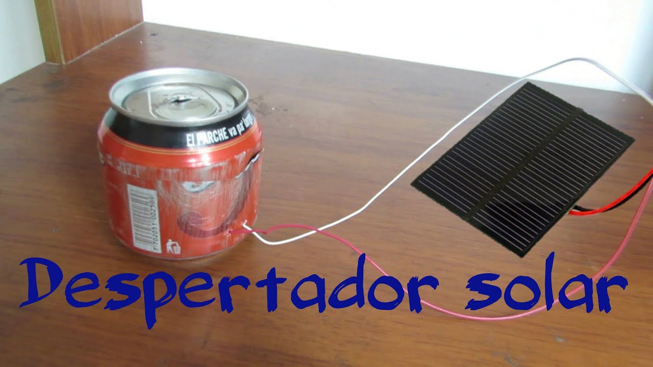 Despertador solar casero /Ideatronic 