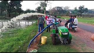 Kmw powertiller with water pump
