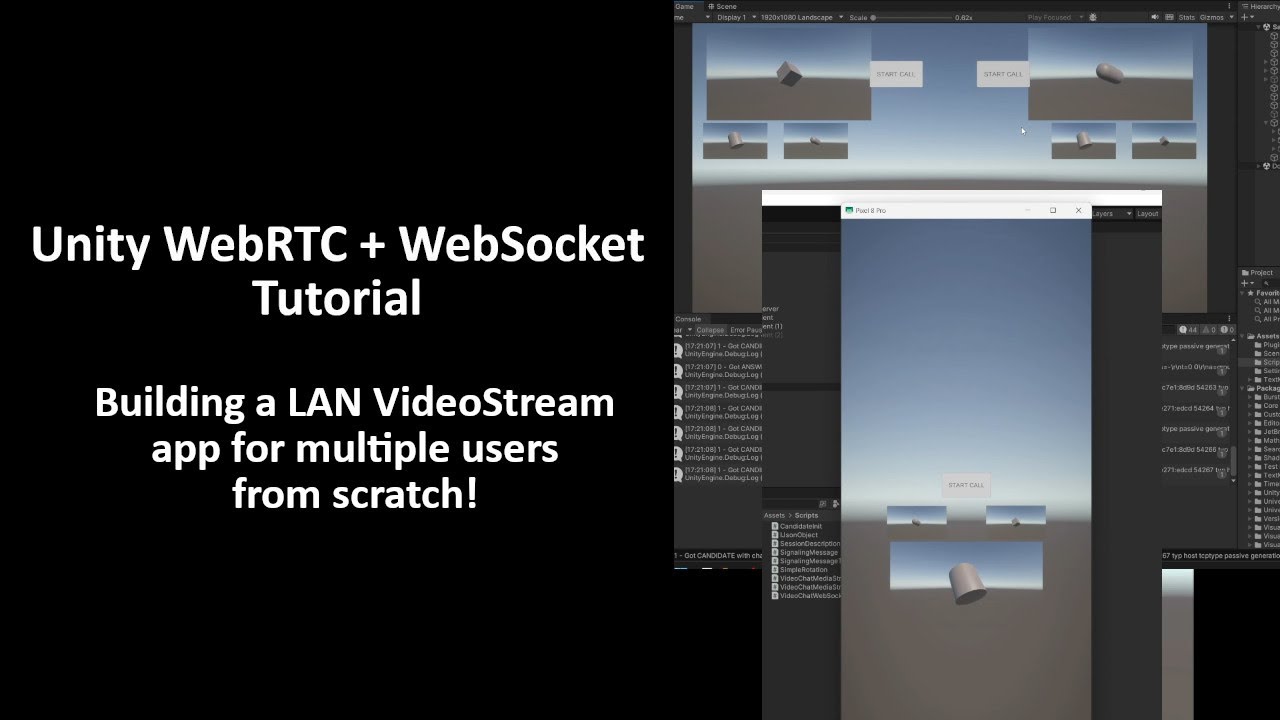 Building a Multi-User VideoChat application with Unity and WebRTC