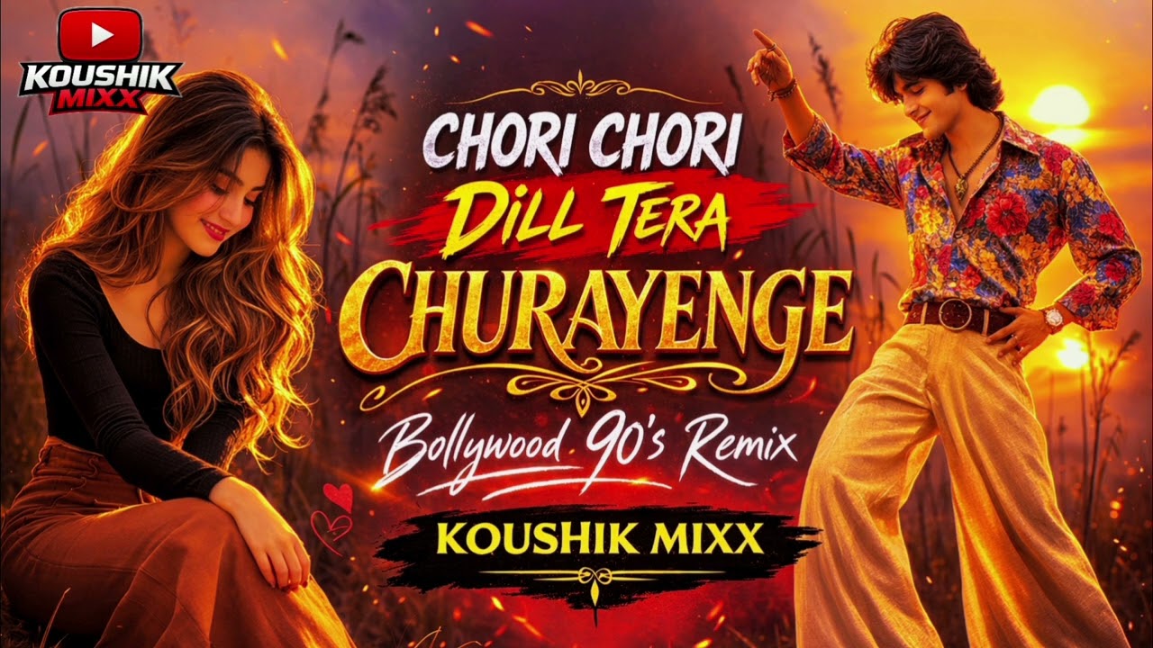 CHORI CHORI DILL TERA 🔥(Bollywood 90's Remix) | Koushik Mixx |  #90s #bollywood90s #lovesong #remix 
