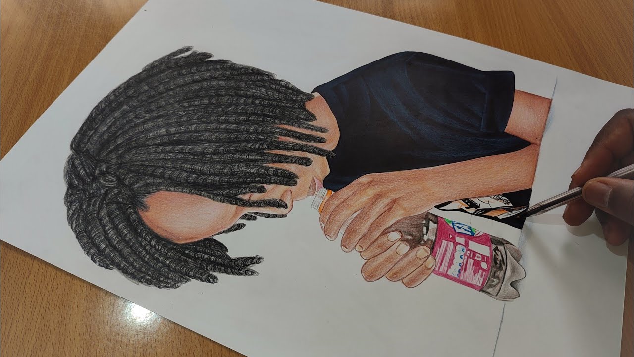 Drawing a Kid in locks How to draw YouTube