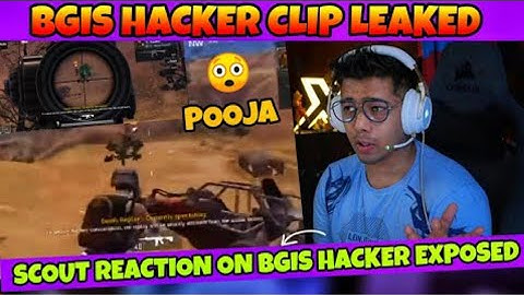 Scout Live Reaction On BGIS Hacker Exposed😲 | Bgis Hacker Clip Leaked | Pooja 😱
