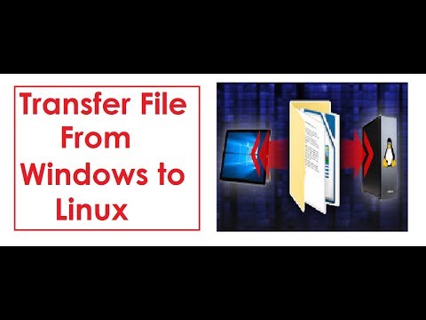 how to file transfer from windows to linux