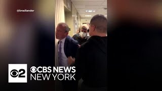 City Comptroller Brad Lander speaks out after his arrest by ICE agents at immigration court