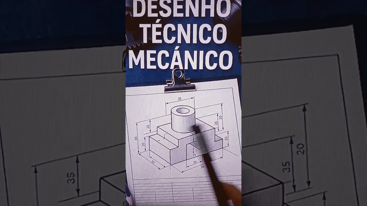 DESENHO TÉCNICO MECÂNICO PARA VOCÊ APRENDER E TIRAR 10 NAS PROVAS.