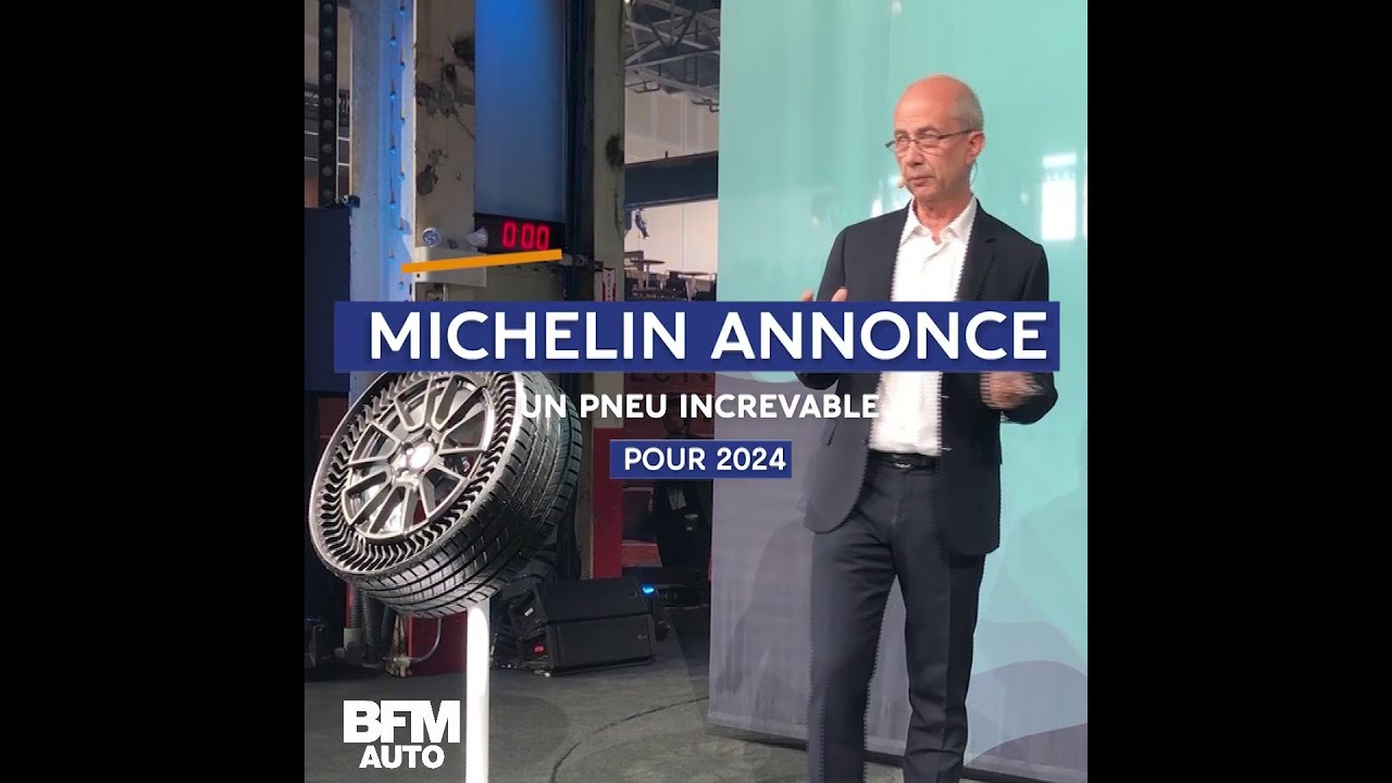 Michelin annonce un pneu increvable pour - BFMTV