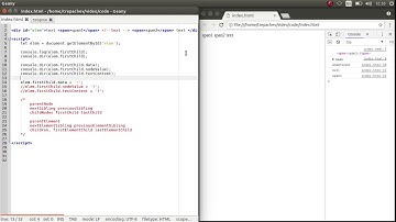 Получение и изменение текста текстового узла и узла комментария на JavaScript