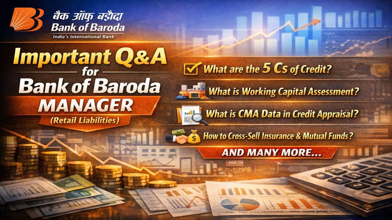(Part-2) Bank of Baroda Interview for Manager Sales in Retail Liabilities | Top Q & A 