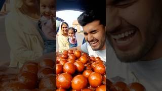 Car Full of Gulab Jamun 😱 Cute Baby Wants to Sit Inside 🍬 Heart Melt #shorts #viral #cute #india screenshot 2