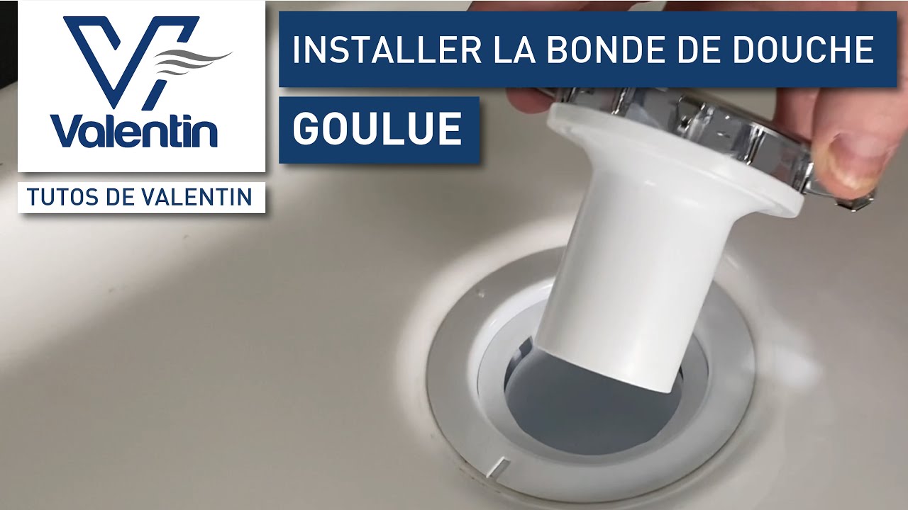 Valentin - Bonde de douche GOULUE chromée à sortie multi-directionnelle D90  capot métal