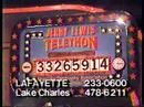 1986 Jerry Lewis Telethon Tote Board & Sammy Davis Jr