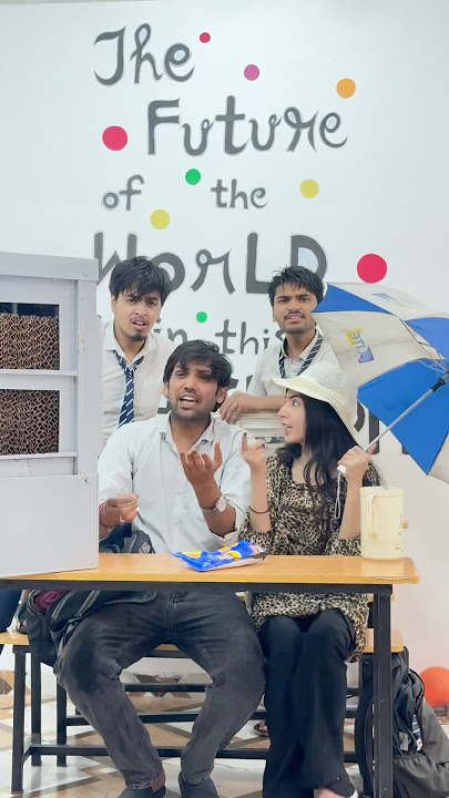 Garmi ka mausam 🥵😵‍💫🫠(part-1) | Simran Makhija | #shorts #school #schoollife #comedy #garmi