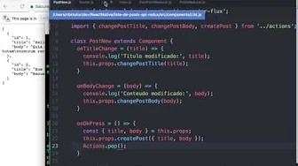 cursos/0008-crud-redux-e-react-native: Término da Implementação para Criar um Novo Post