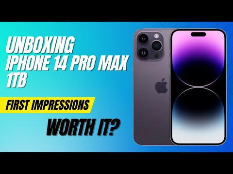 Unboxing the iPhone 14 Pro Max 1 TB - YouTube