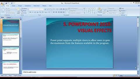 Class 6 Computer Chapter 5 PowerPoint 2010