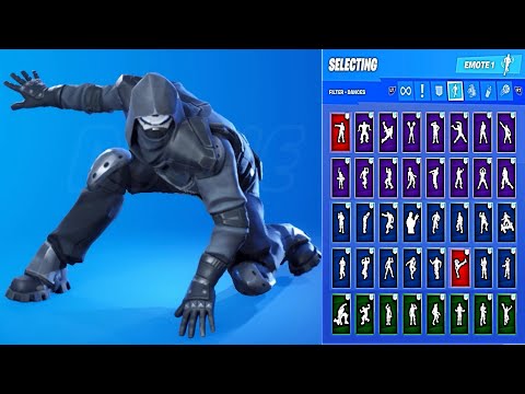 🔥-ENFORCER-SKIN-SHOWCASE-WITH-ALL-FORTNITE-DANCES-&-EMOTES-😱