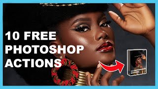 10 Photoshop Actions for FREE! Improve Your Retouching Today