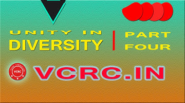 UNITY IN DIVERSITY  Part-4