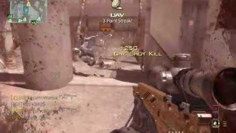 2 Triples - 1 Game! MW3 Sniper Gameplay!