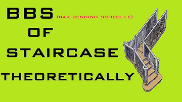 BBS (Bar Bending Schedule) - Stair Reinforcement Details