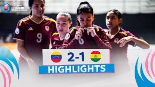 HIGHLIGHTS | VENEZUELA vs. BOLIVIA | CONMEBOL SUB 20 FUTSAL FEMENINA