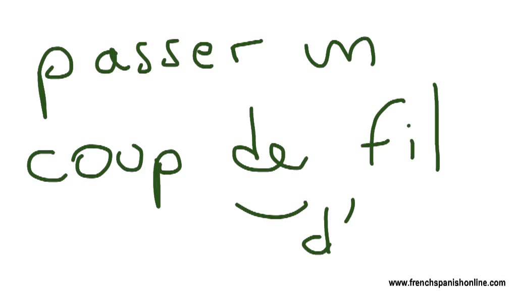 to give a call in French YouTube