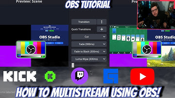 How To MULTISTREAM Using OBS! (KICK, TWITCH, YOUTUBE, FACEBOOK)