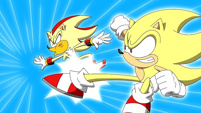 COLORINDO DESENHO DO SUPER SONIC  PINTAR DESENHOS วาดภาพระบายสี