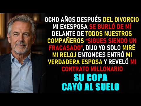 Ocho Años Después del Divorcio, Mi Exesposa Se Burló de Mí en la Reunión Escolar... Sin Saber que Me
