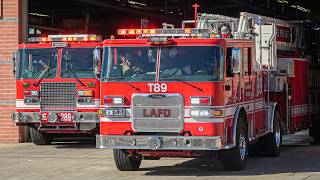 LAFD Lightforce 89, RA81 & Engine 289 Responding