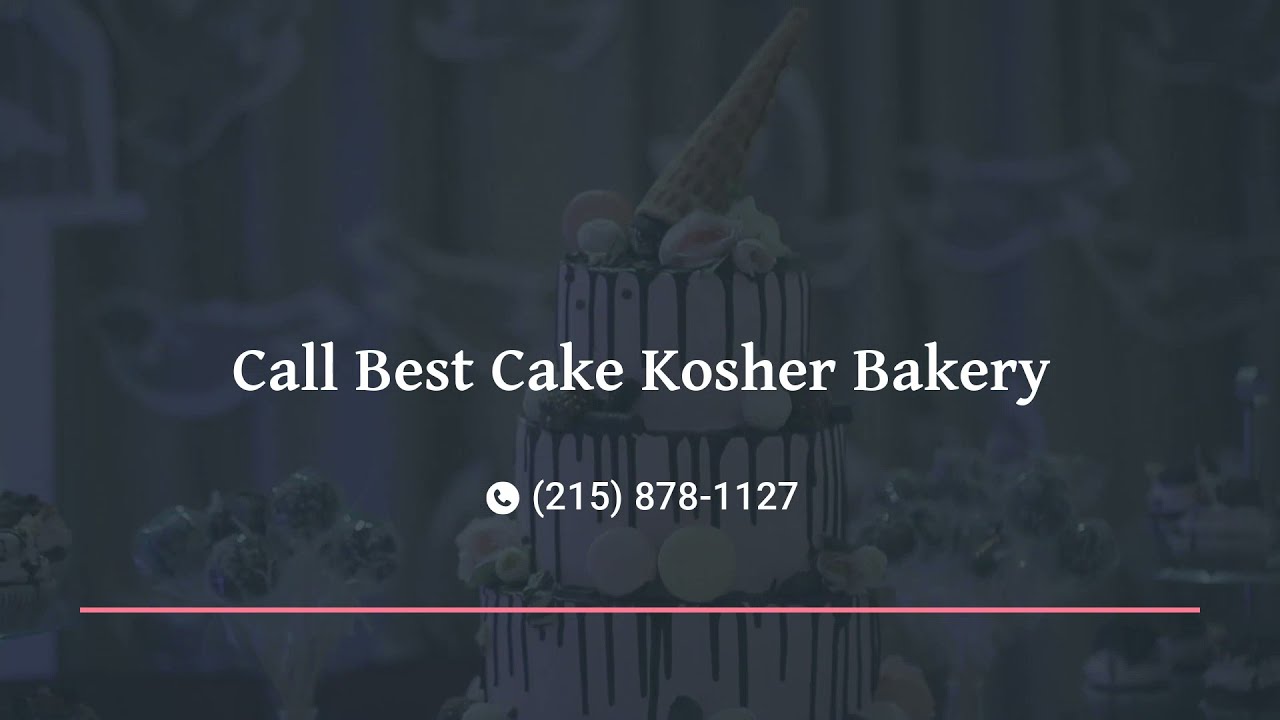 Best Cake Kosher Bakery Philadelphia PA YouTube