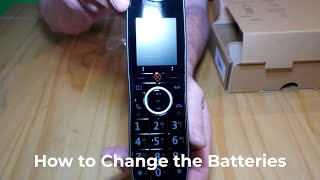 BT Digital Voice Handset: Change the Batteries