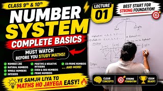 Number System Explained in 1 Video 🤯 Rational, Irrational, Real Numbers