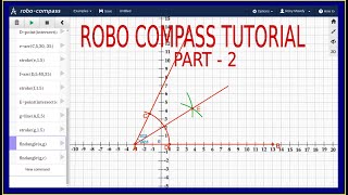 ROBO COMPASS TUTORIAL PART - 2/ജ്യാമിതീയ നിർമ്മിതികൾക്ക് പറ്റിയ ആപ് - റോബോ കോമ്പസ്