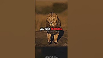 I WALK FEARLESS 🔥👑 __SIGMA MINDSET ‼️😈 #attitudestatus #motivation #shortvideo #shortsfeed