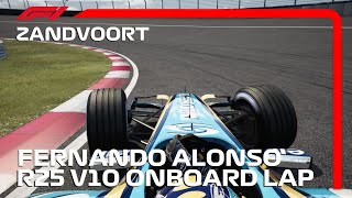 F1 V10 Onboard: Fernando Alonso R25 V10 Onboard at Zandvoort 2021 | Assetto Corsa F1 V10 Sound Mod