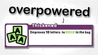 Abusing Insane Letter Bonuses In Wordatro