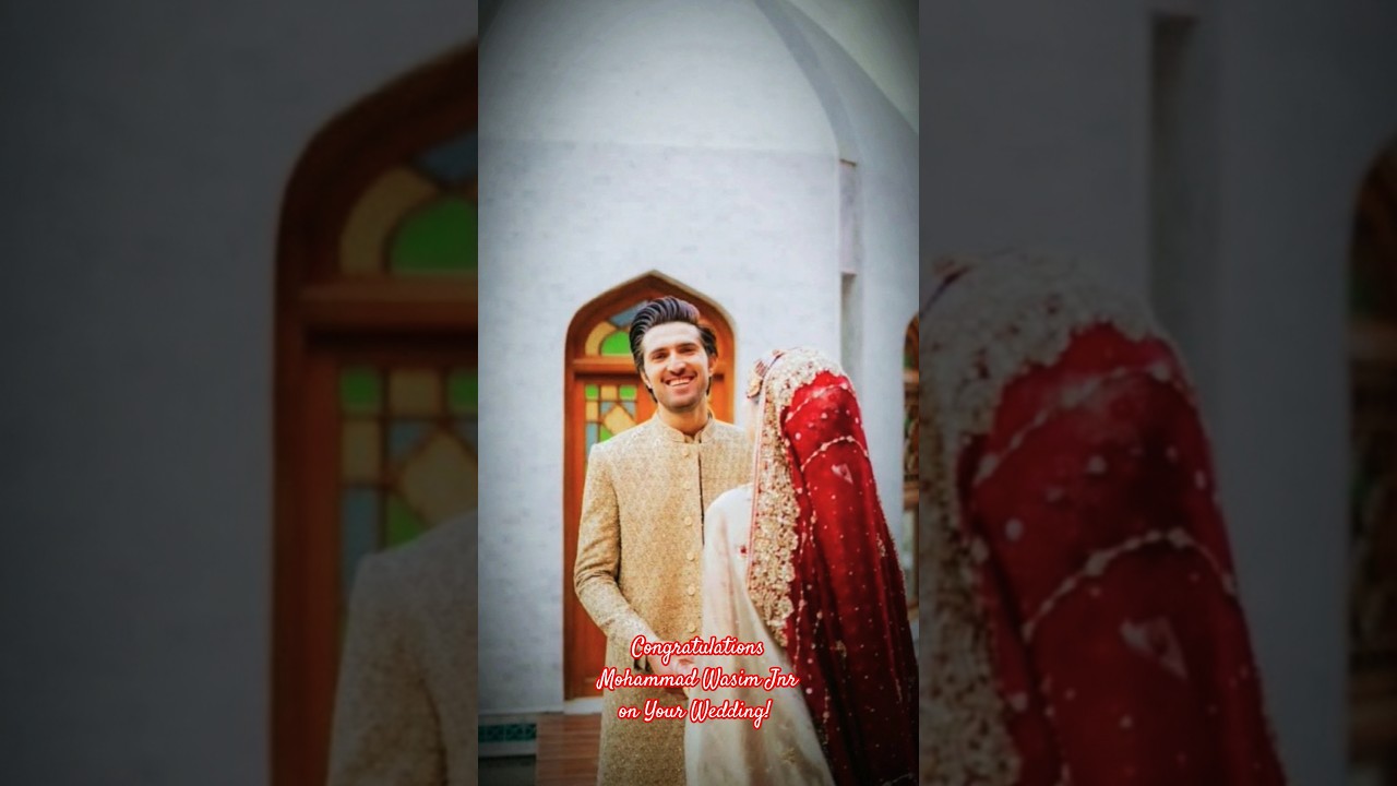 Mohammad Wasim Jnr | Pakistan Cricket | Wedding 
