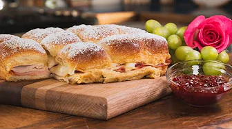 MONTE CRISTO SLIDERS WITH RASPBERRY CHIPOTLE JAM: Sweet & Savory, Perfect for a Mother's Day Brunch