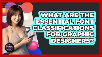 What Are The Essential Font Classifications For Graphic Designers? - Graphic Design Nerd